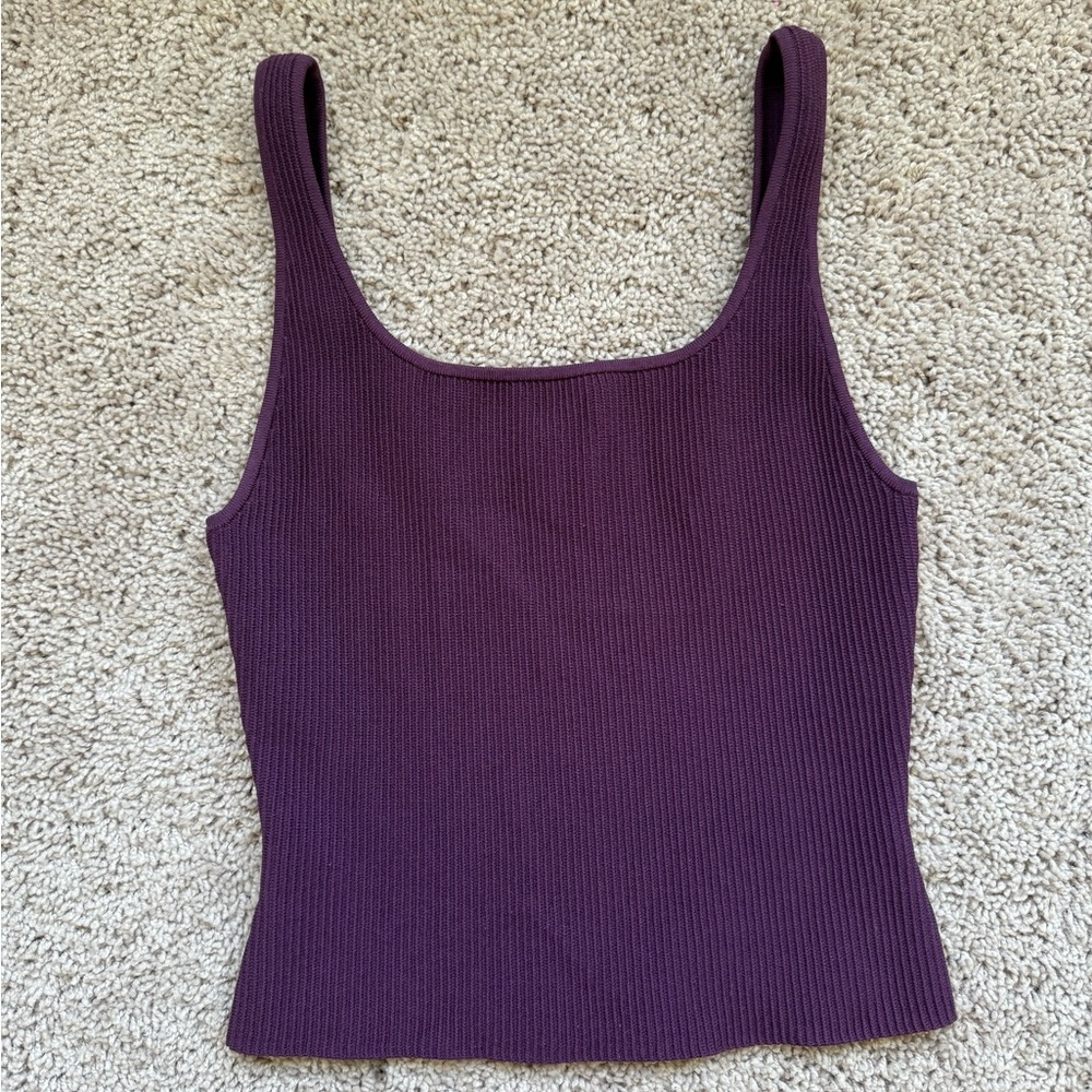Aritzia Babaton Ribbed Tank without flaws